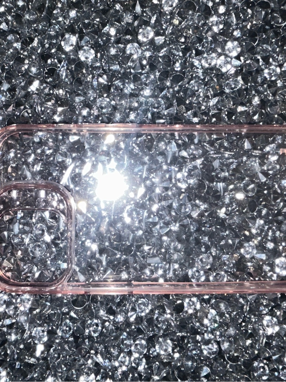iPhone 15 Clear Pink Protective Phone Case - Unbranded